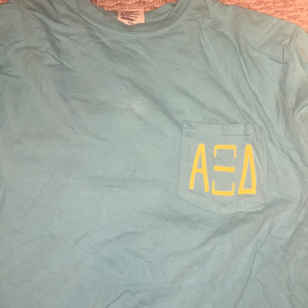 Alpha Xi Delta Blue Comfort Colors